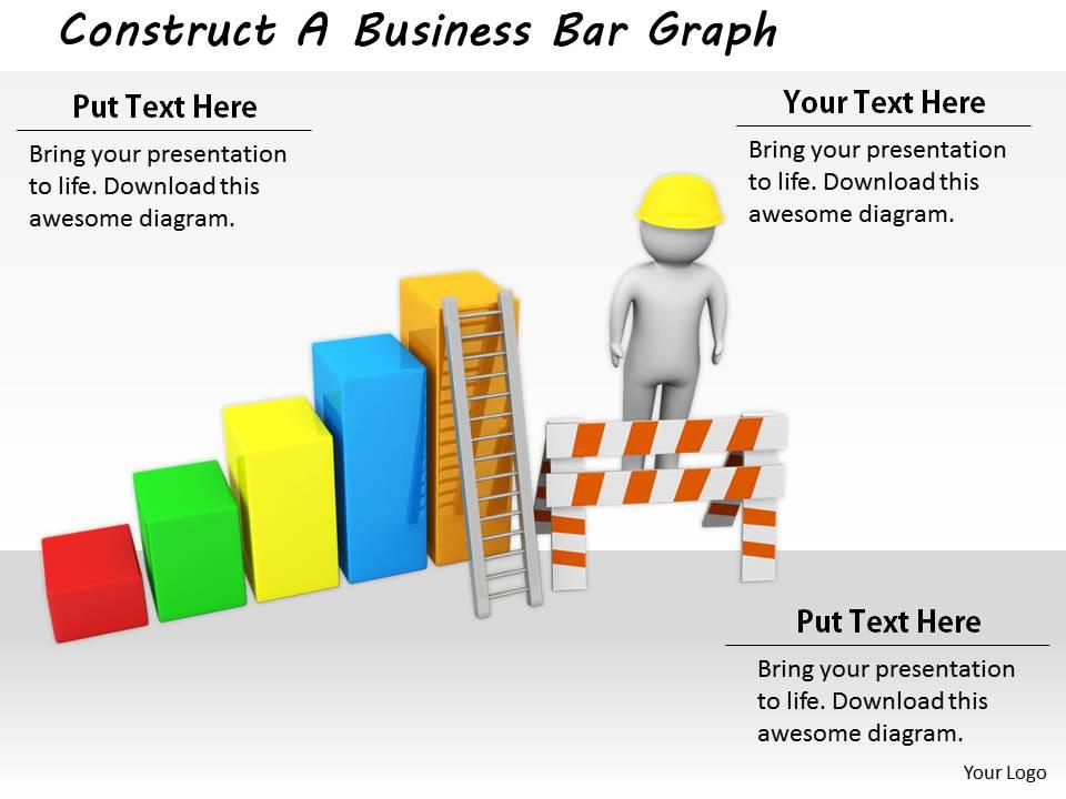 0214 construct a business bar graph ppt graphics icons powerpoint Slide01
