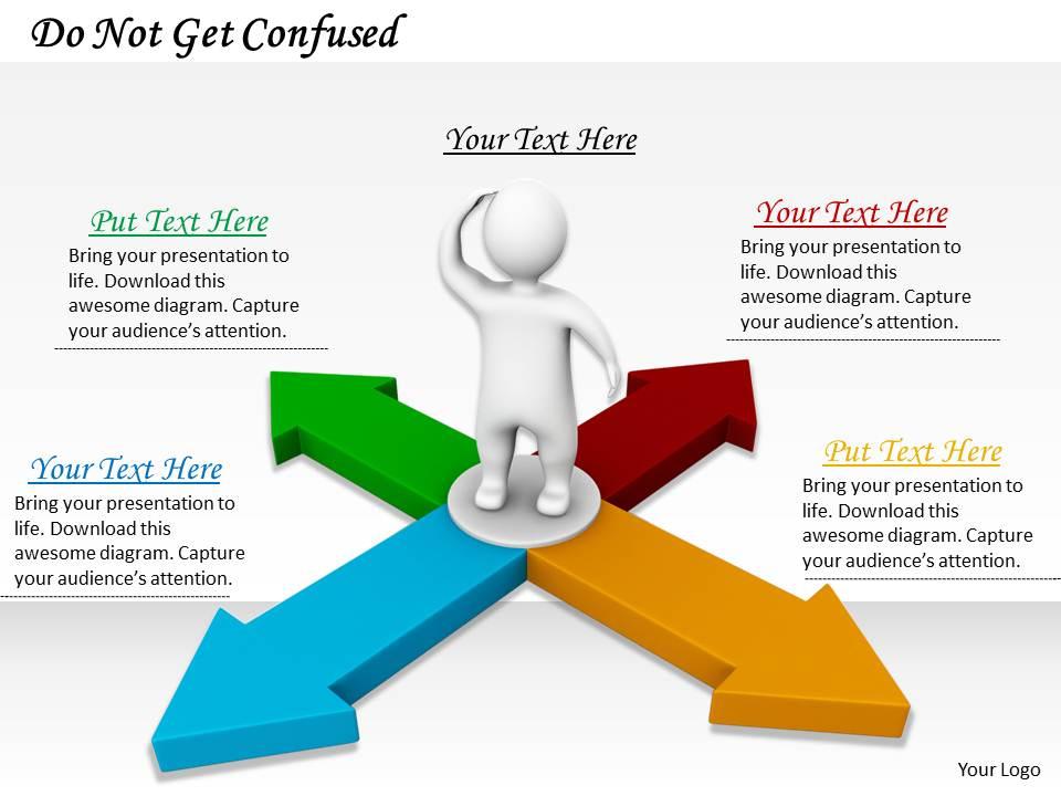 0214 do not get confused ppt graphics icons powerpoint Slide01
