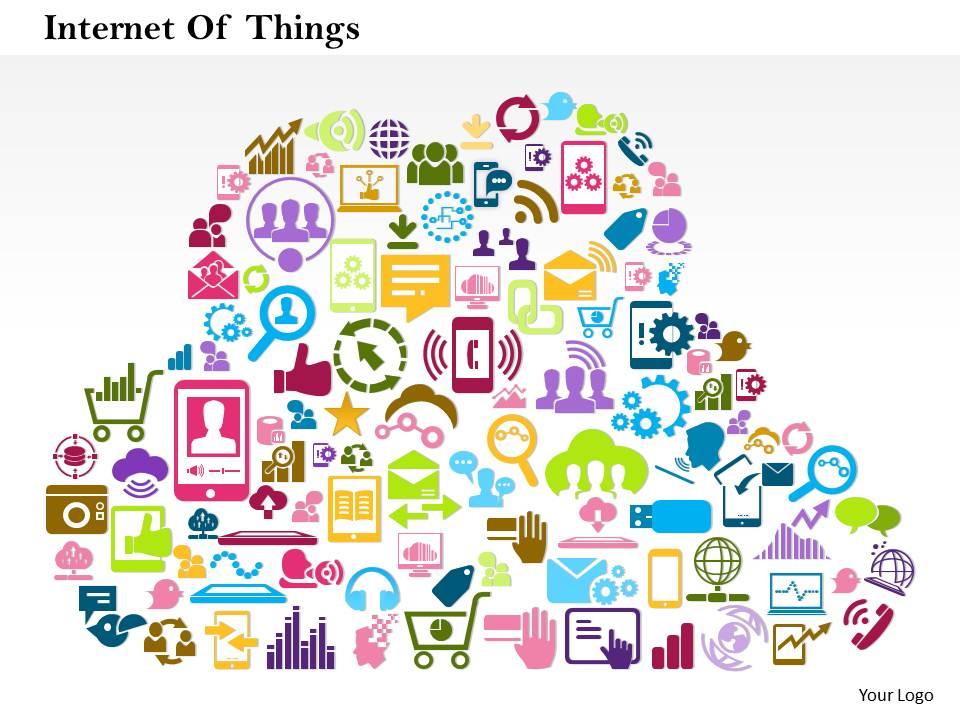 0914 business consulting cloud internet of things social media icons for networking powerpoint slide template Slide01