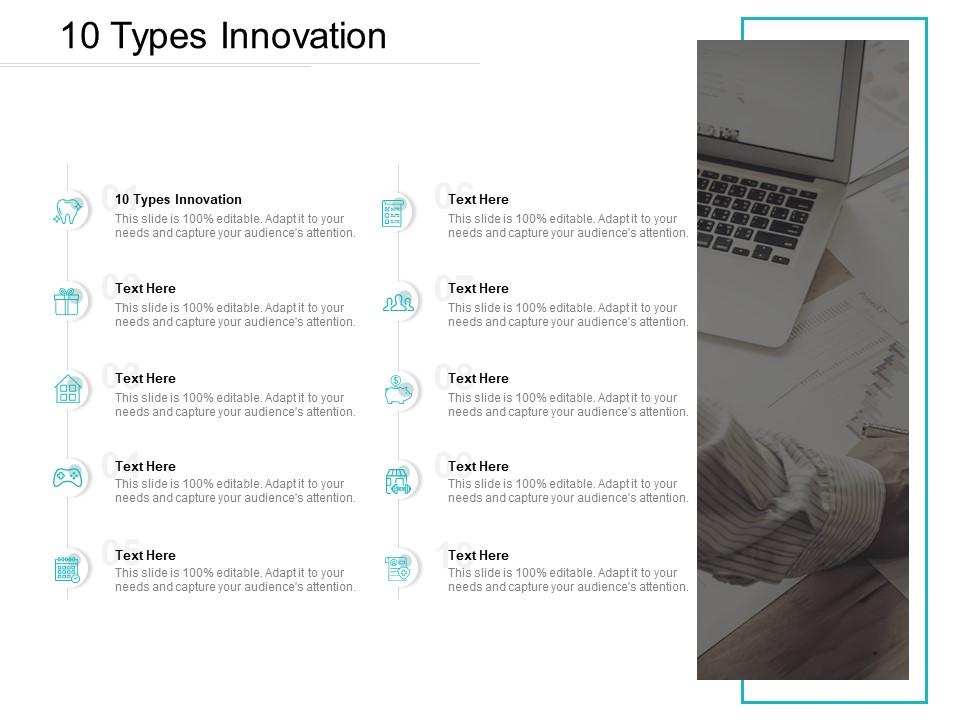 10 types innovation ppt powerpoint presentation icon skills cpb Slide01