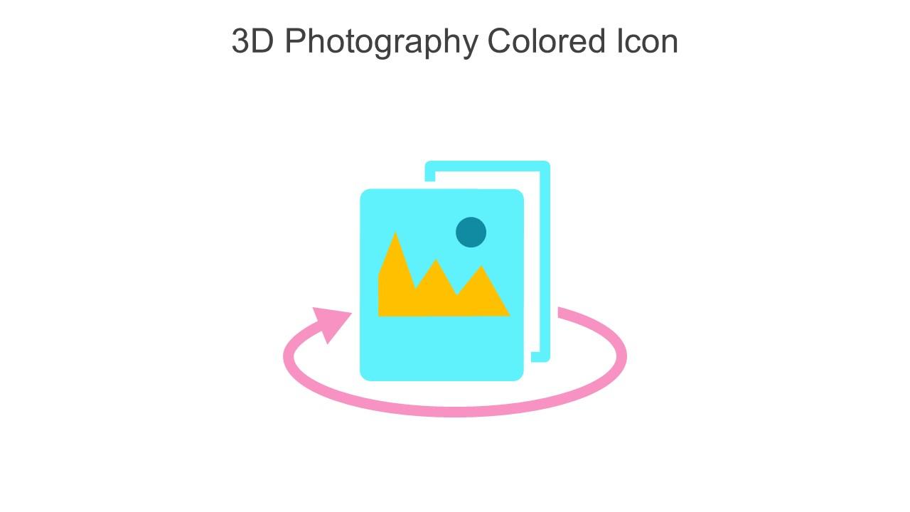 3D Photography Colored Icon In Powerpoint Pptx Png And Editable Eps Format Slide01