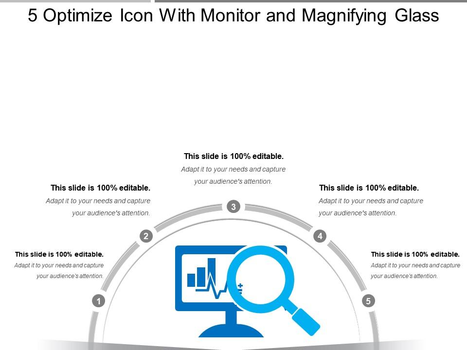 5 optimize icon with monitor and magnifying glass Slide01