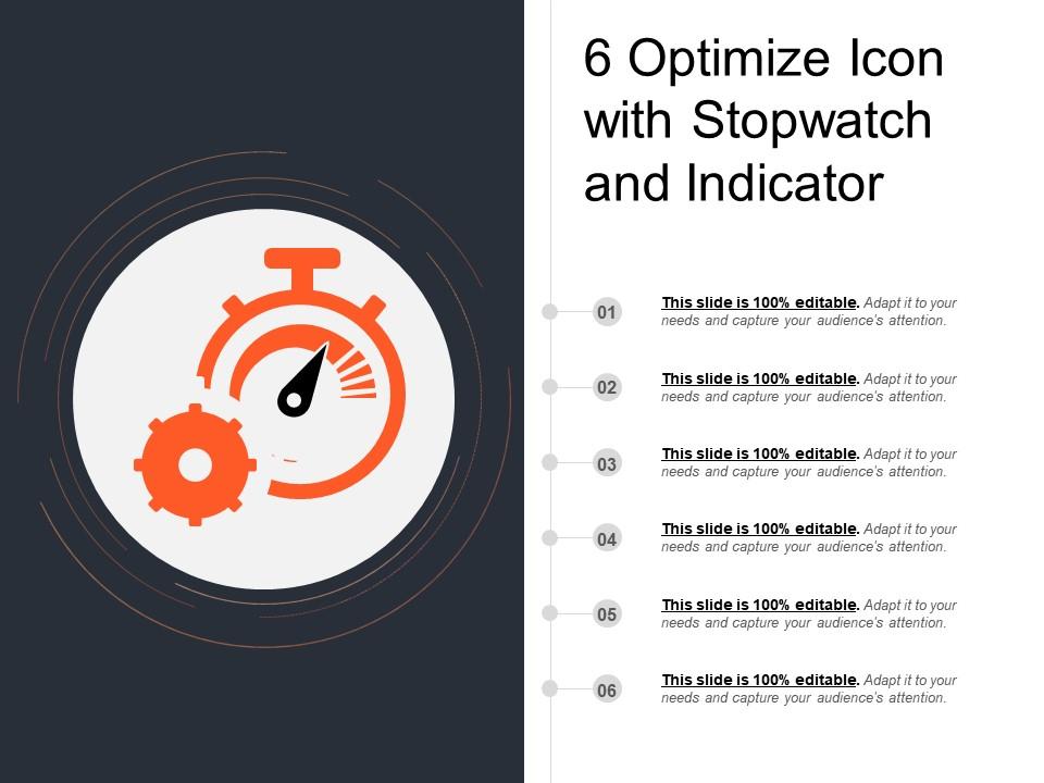 6 optimize icon with stopwatch and indicator Slide01