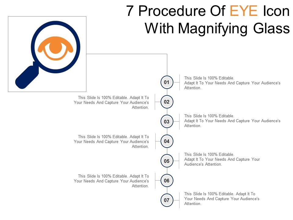 7 procedure of eye icon with magnifying glass Slide01
