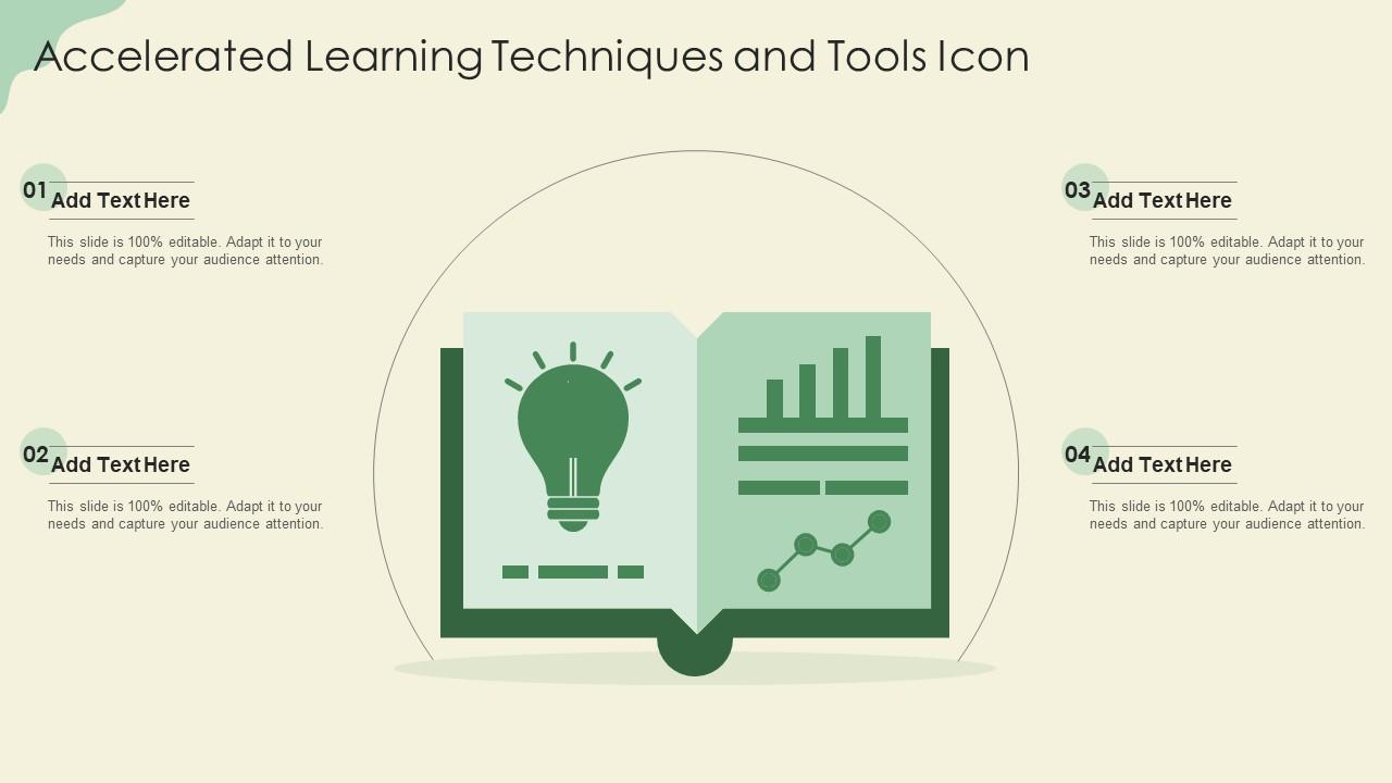 Accelerated Learning Techniques And Tools Icon Slide01