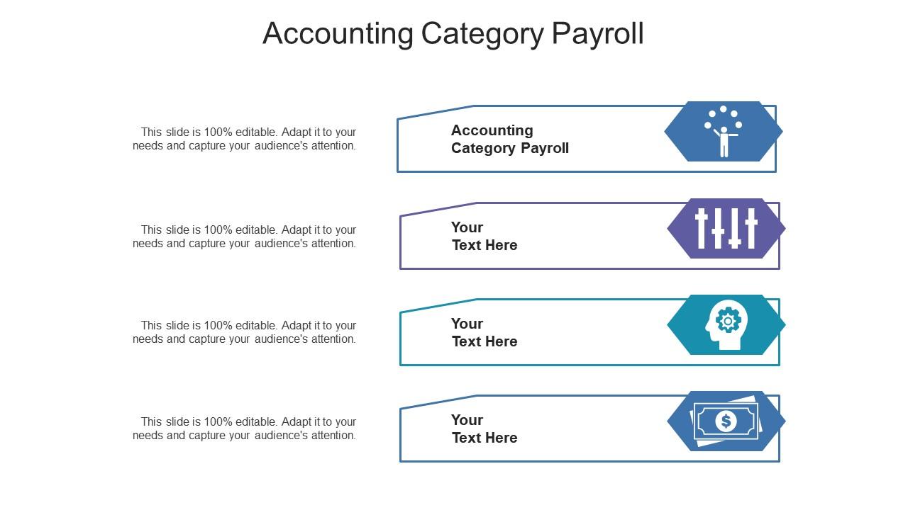Accounting category payroll ppt powerpoint presentation icon gridlines cpb Slide01