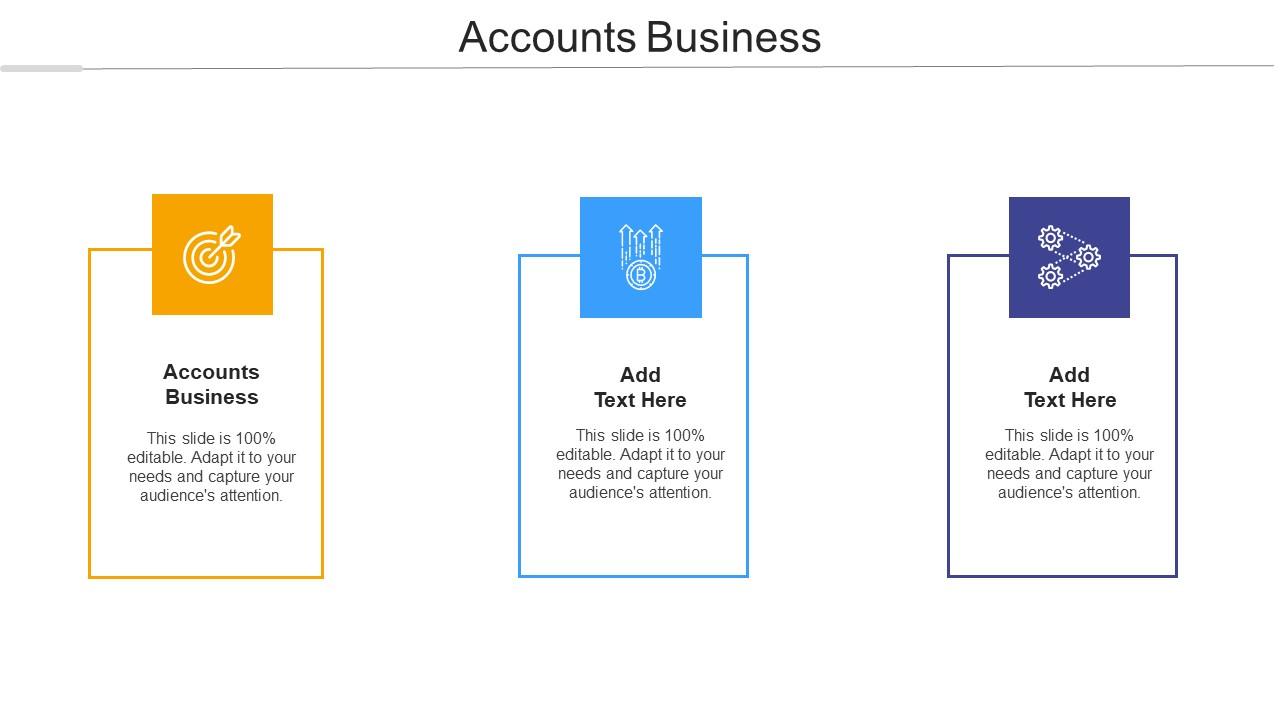 Accounts Business Ppt Powerpoint Presentation Infographics Icon Cpb Slide01