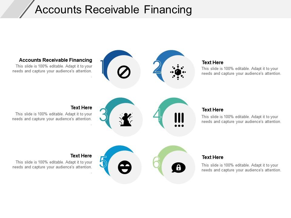 Accounts receivable financing ppt powerpoint presentation icon design ideas cpb Slide01
