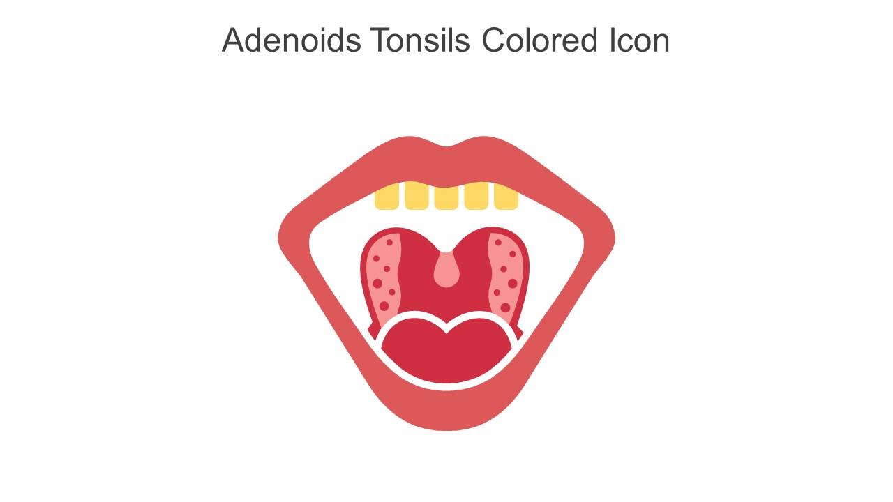 Adenoids Tonsils Colored Icon In Powerpoint Pptx Png And Editable Eps Format