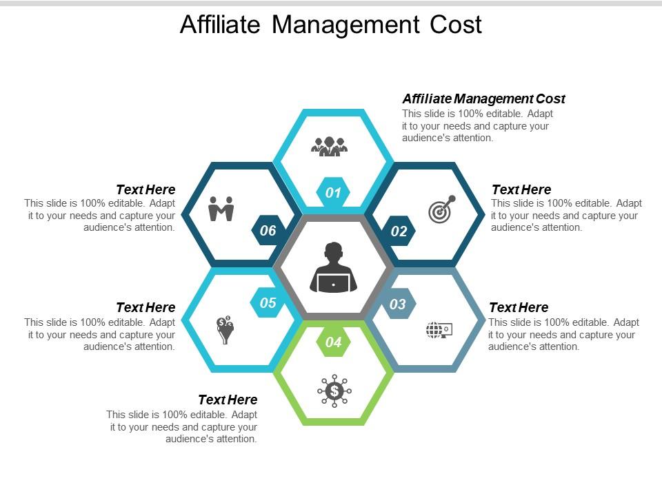Affiliate management cost ppt powerpoint presentation icon smartart cpb Slide01