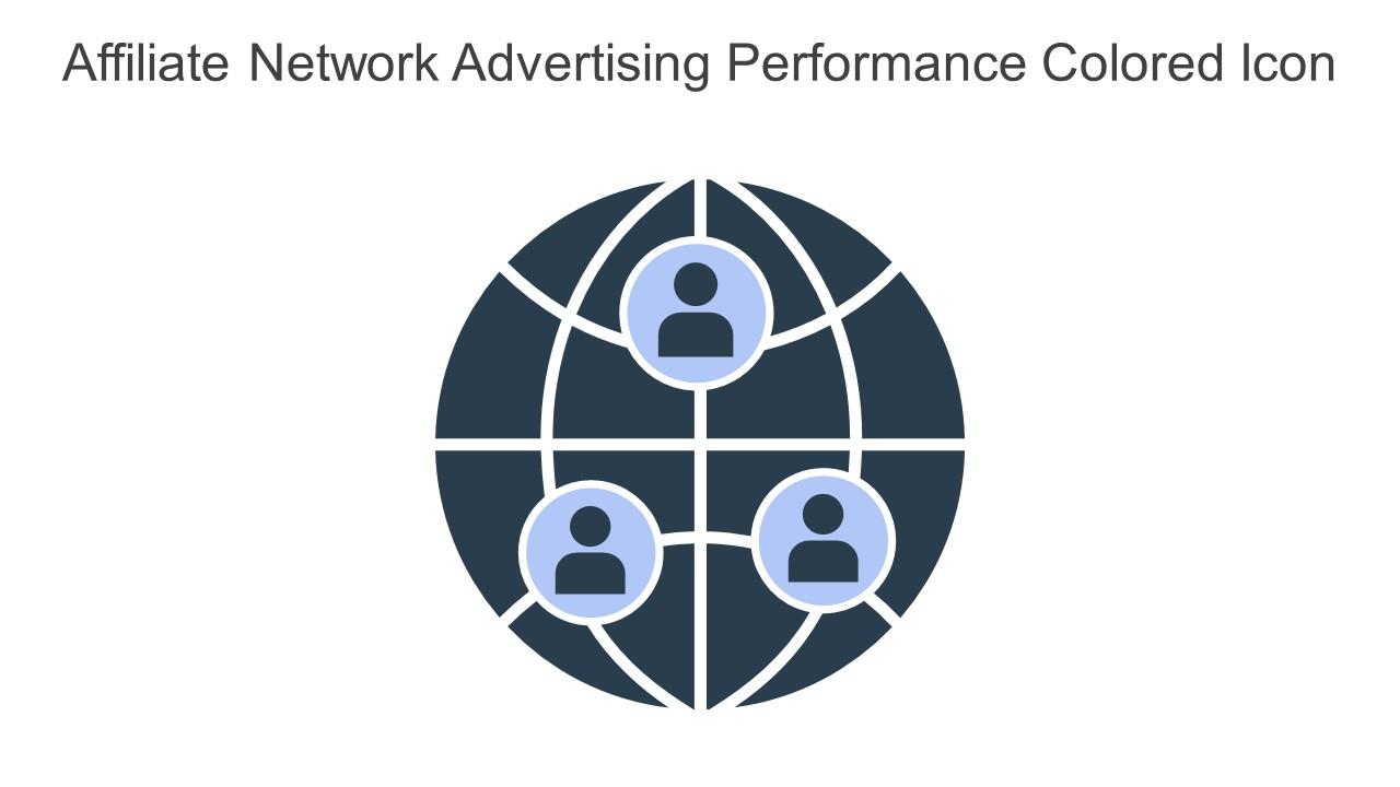 Affiliate Network Advertising Performance Colored Icon In Powerpoint Pptx Png And Editable Eps Format