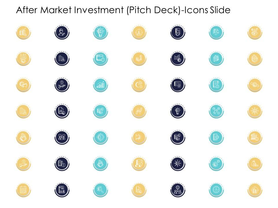 After market investment pitch deck icons slide ppt microsoft Slide01