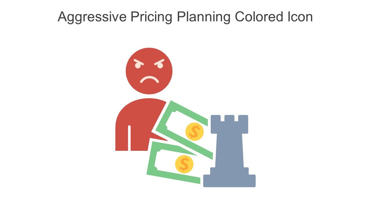 Aggressive Pricing Planning Colored Icon In Powerpoint Pptx Png And Editable Eps Format Slide01