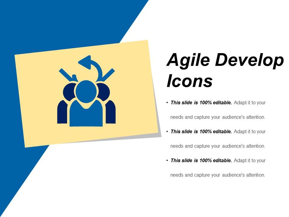 Agile develop icons sample of ppt Slide01