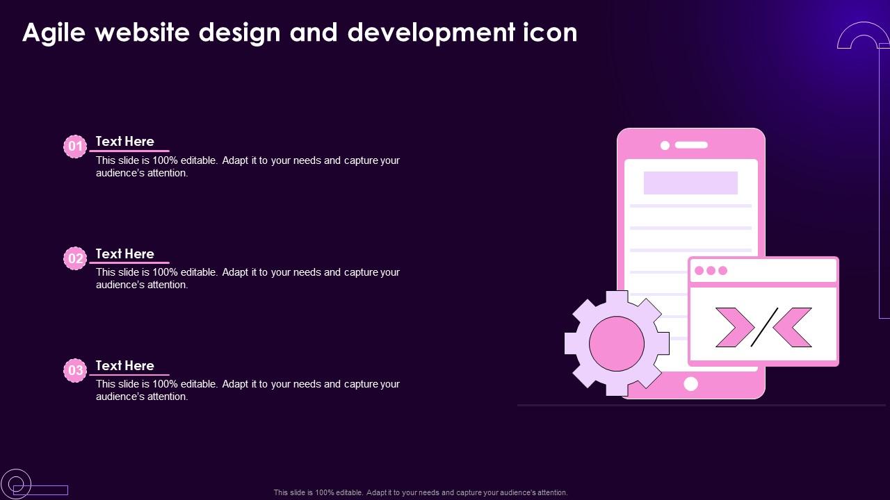 Agile Website Design And Development Icon