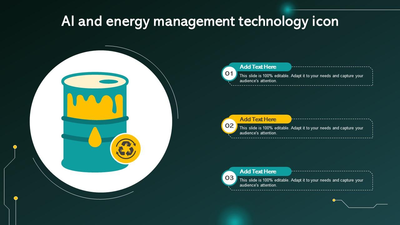 AI And Energy Management Technology Icon