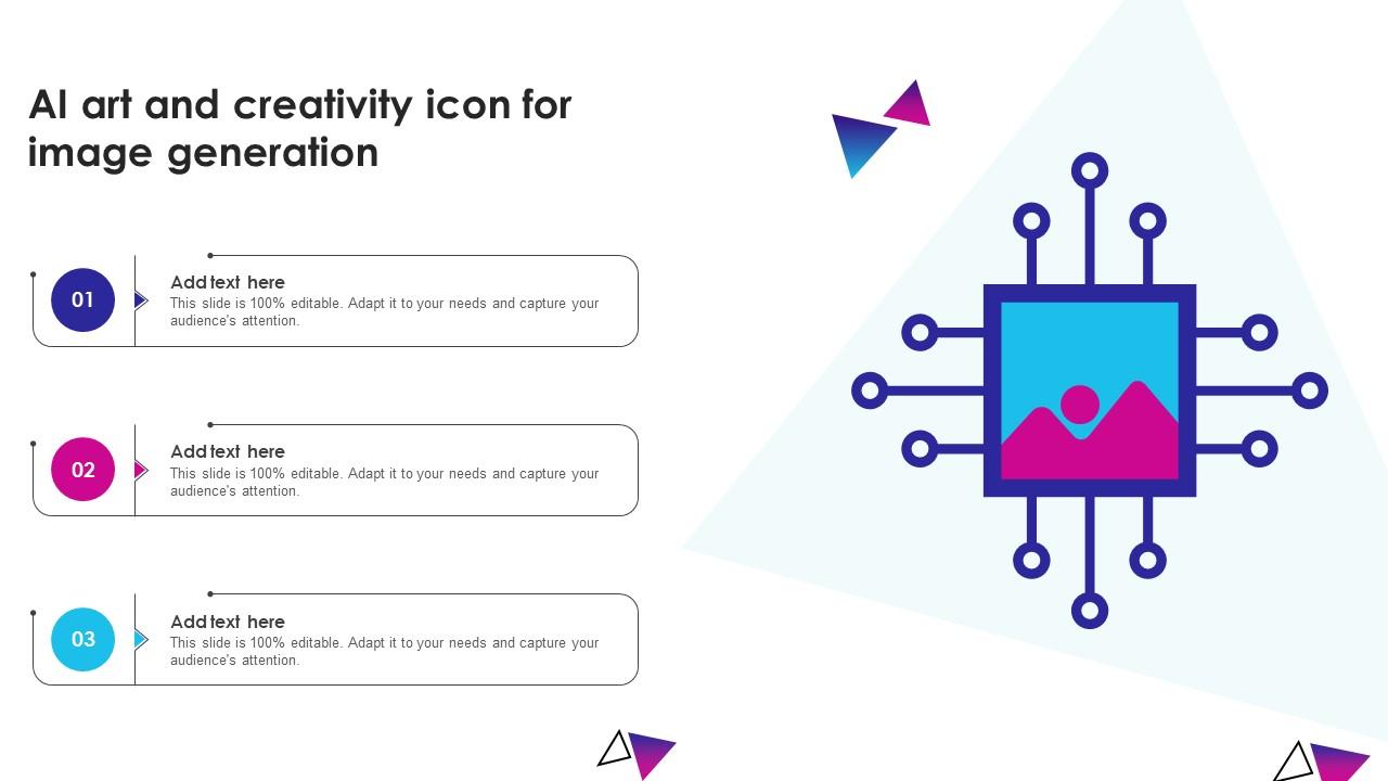 AI Art And Creativity Icon For Image Generation