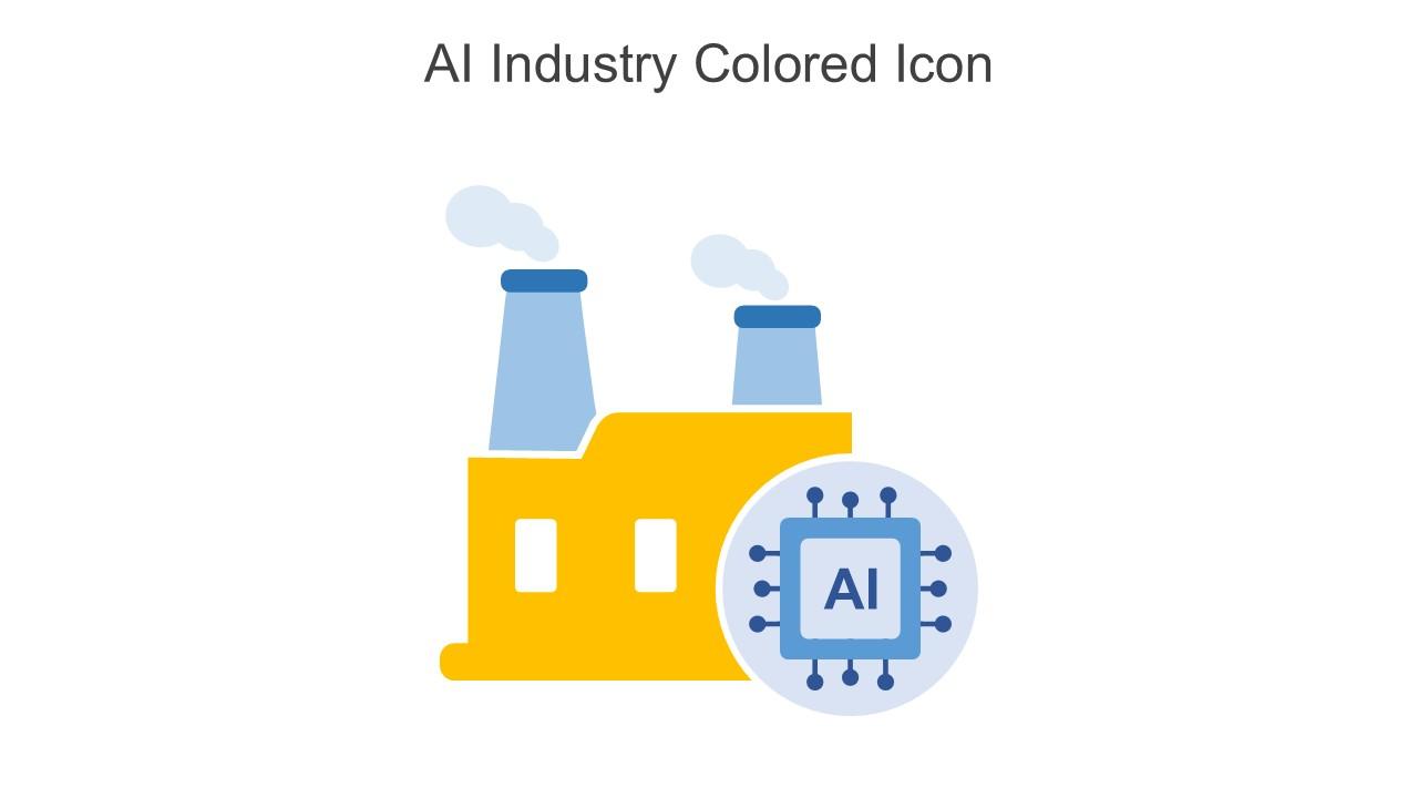 AI Industry Colored Icon In Powerpoint Pptx Png And Editable Eps Format