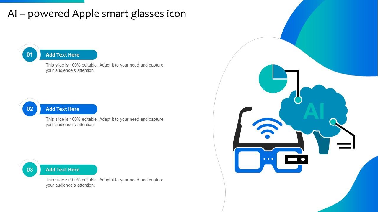 AI Powered Apple Smart Glasses Icon