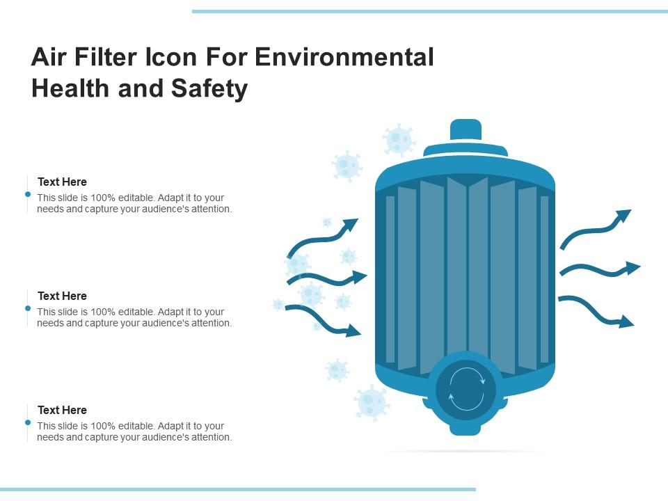 Air filter icon for environmental health and safety Slide01