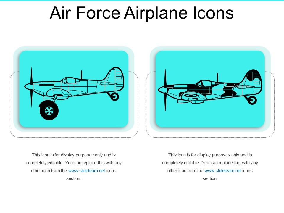 Air force airplane icons Slide01