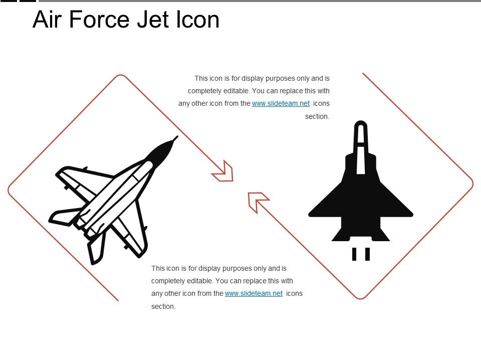 Air force jet icon Slide01