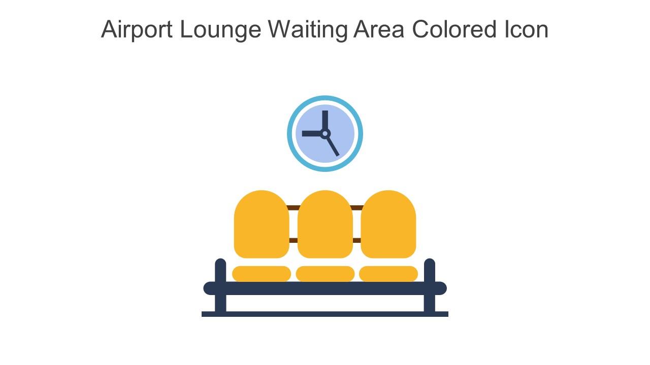Airport Lounge Waiting Area Colored Icon In Powerpoint Pptx Png And Editable Eps Format