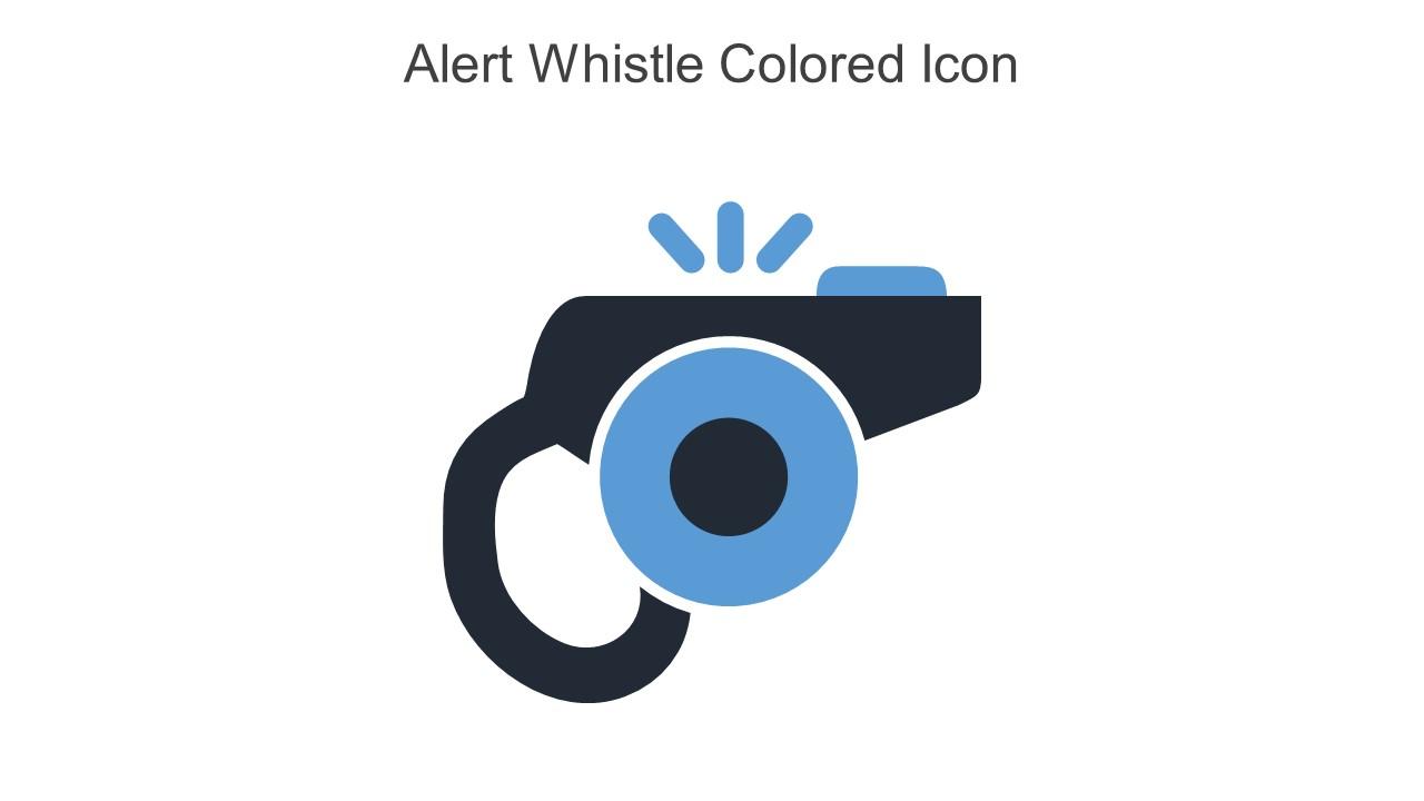 Alert Whistle Colored Icon In Powerpoint Pptx Png And Editable Eps Format