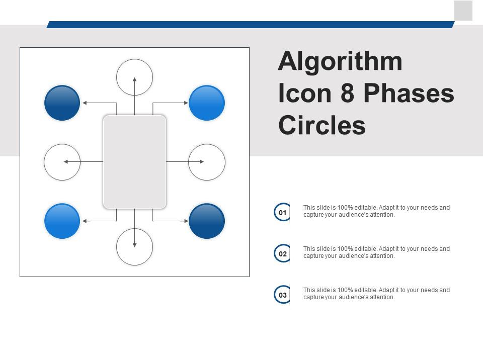 Algorithm icon 8 phases circles Slide01