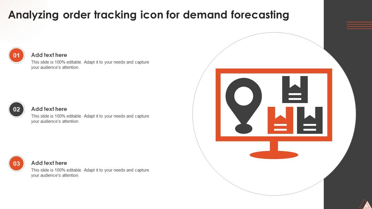 Analyzing Order Tracking Icon For Demand Forecasting