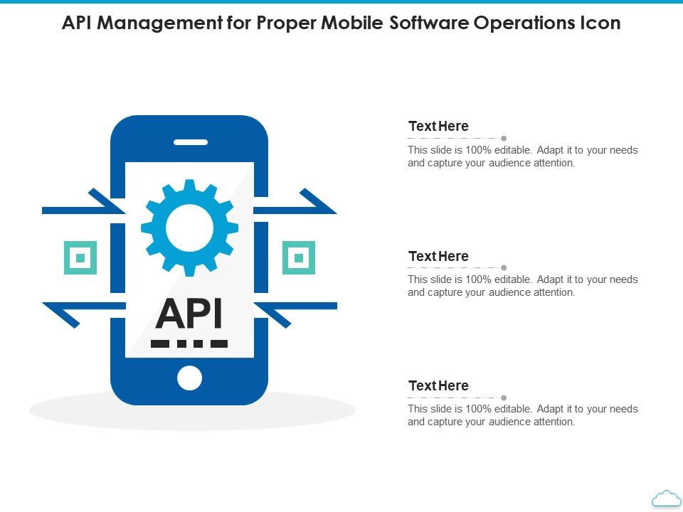 Api management for proper mobile software operations icon Slide01