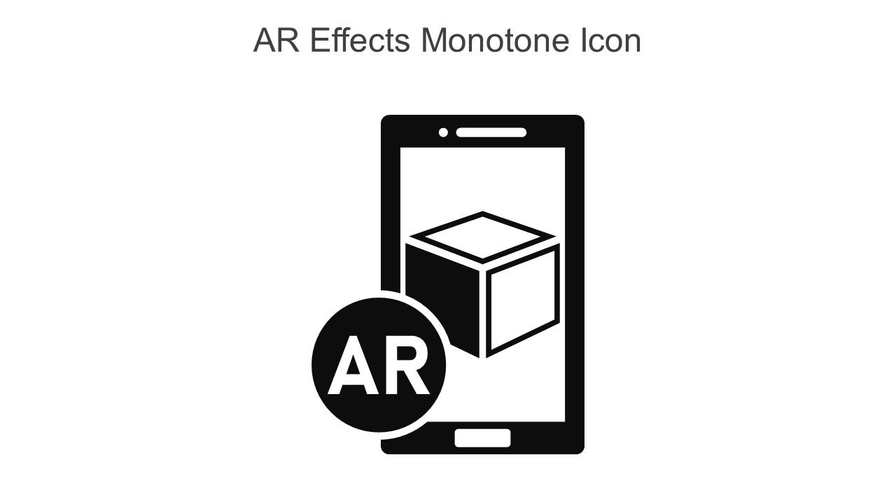 AR Effects Monotone Icon In Powerpoint Pptx Png And Editable Eps Format Slide01