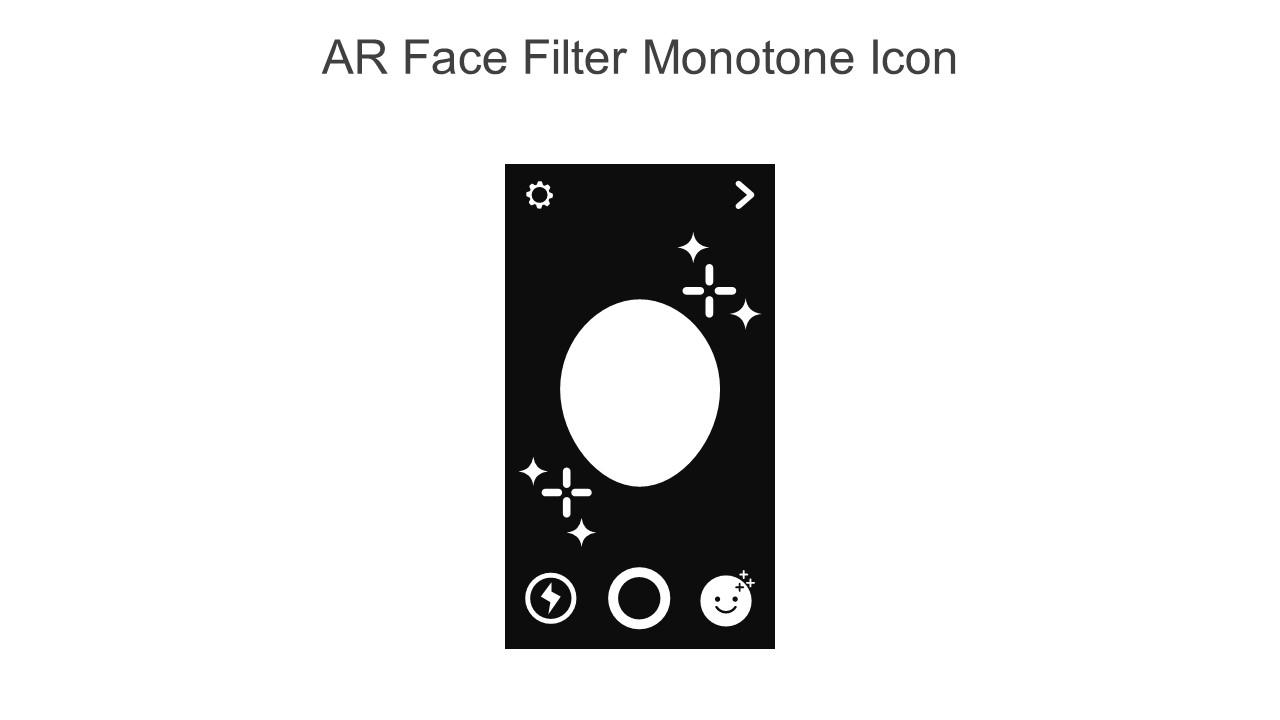 AR Face Filter Monotone Icon In Powerpoint Pptx Png And Editable Eps Format Slide01
