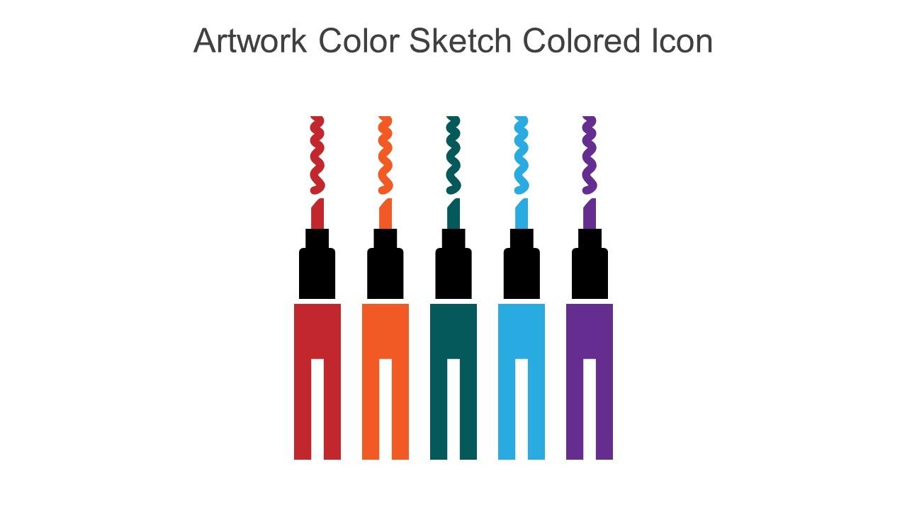 Artwork Color Sketch Colored Icon In Powerpoint Pptx Png And Editable Eps Format