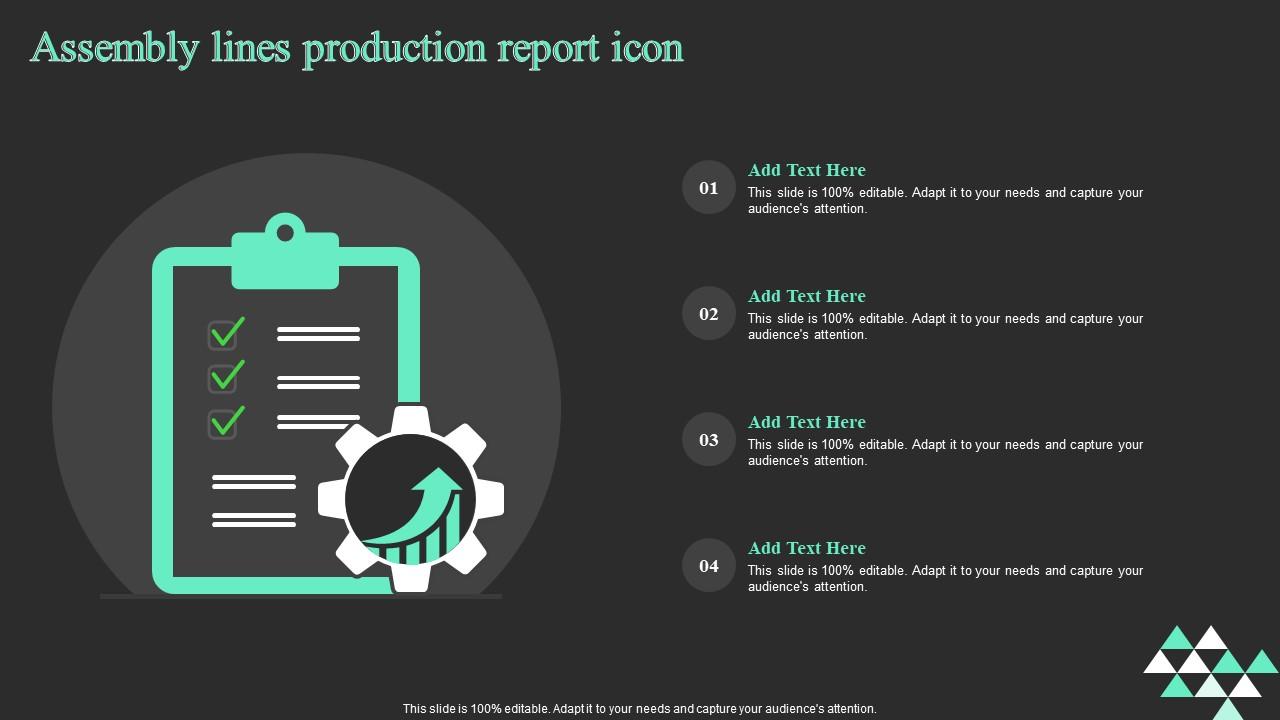 Assembly Lines Production Report Icon Slide01