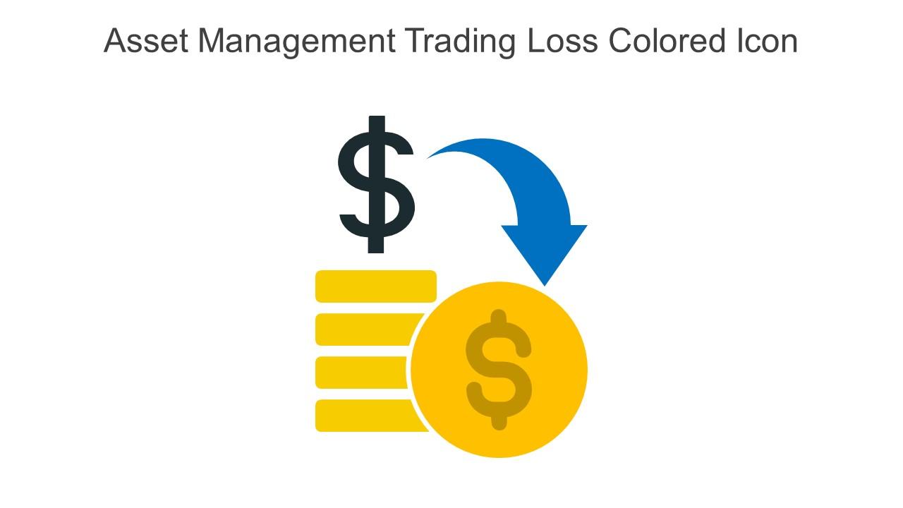 Asset Management Trading Loss Colored Icon In Powerpoint Pptx Png And Editable Eps Format