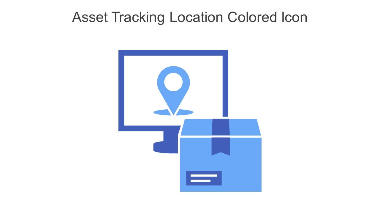 Asset Tracking Location Colored Icon In Powerpoint Pptx Png And Editable Eps Format