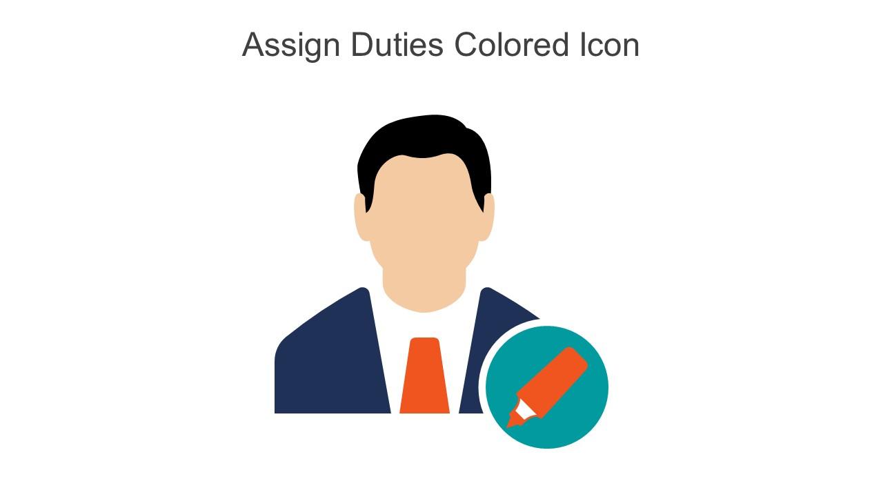 Assign Duties Colored Icon In Powerpoint Pptx Png And Editable Eps Format Slide01