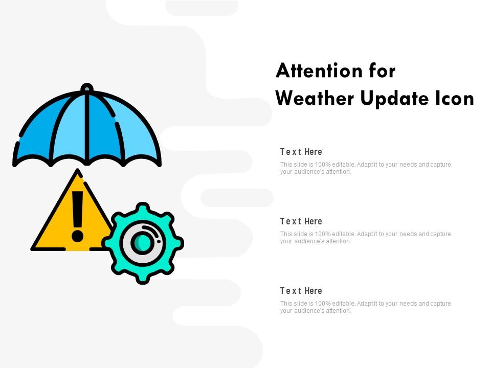 Attention for weather update icon Slide01