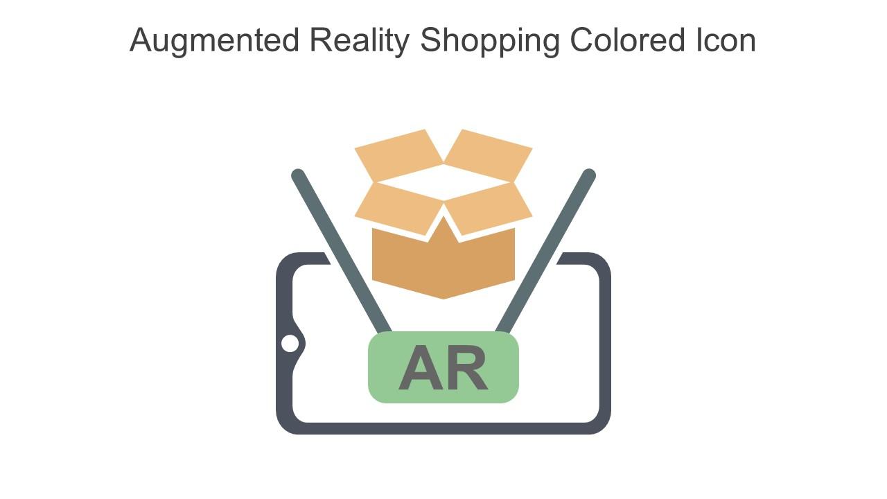 Augmented Reality Shopping Colored Icon In Powerpoint Pptx Png And Editable Eps Format Slide01