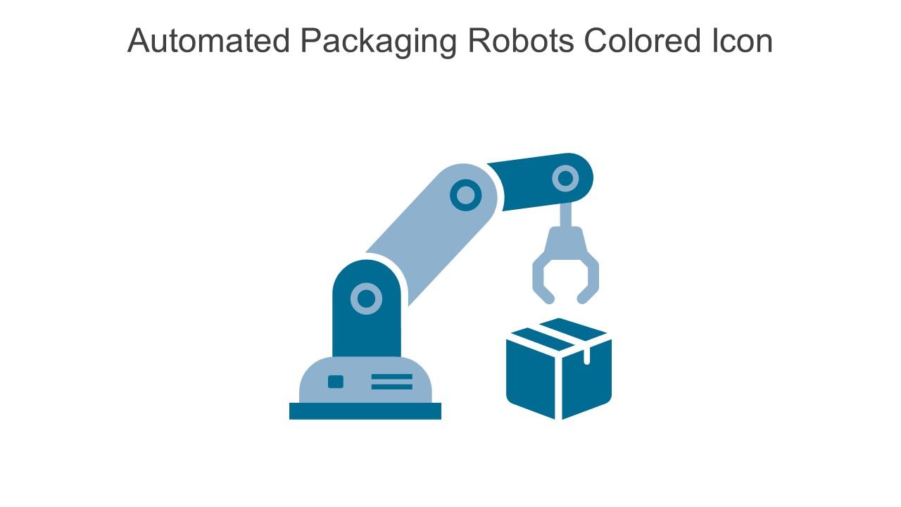 Automated Packaging Robots Colored Icon In Powerpoint Pptx Png And Editable Eps Format Slide01
