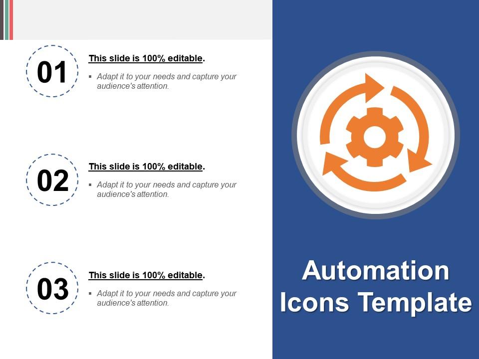 Automation icons template powerpoint guide Slide01
