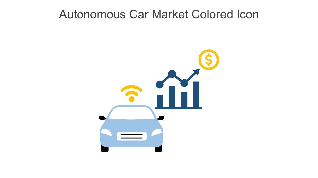 Autonomous Car Market Colored Icon In Powerpoint Pptx Png And Editable Eps Format