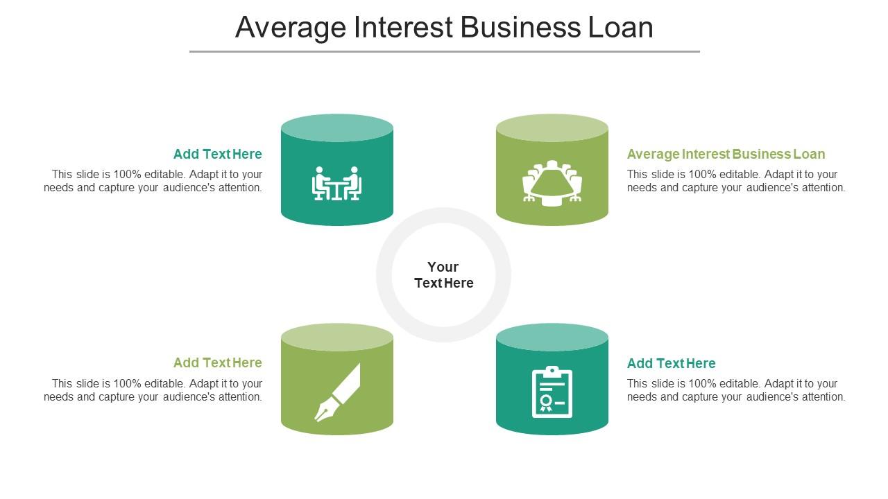 Average Interest Business Loan Ppt Powerpoint Presentation Icon Shapes Cpb Slide01