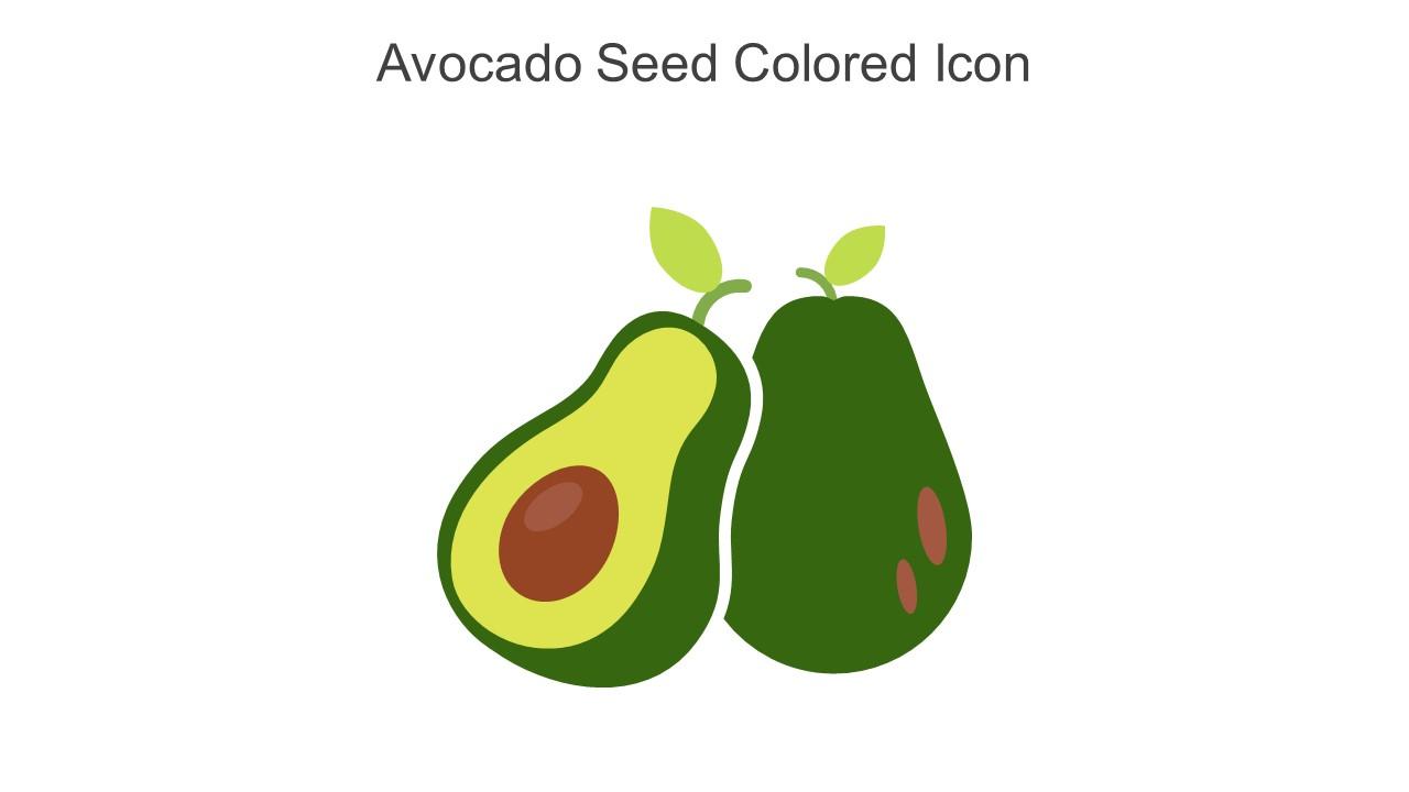 Avocado Seed Colored Icon In Powerpoint Pptx Png And Editable Eps Format Slide01