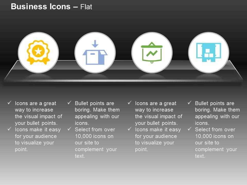 Awards sales statistics packing dispatch ppt icons graphics Slide01