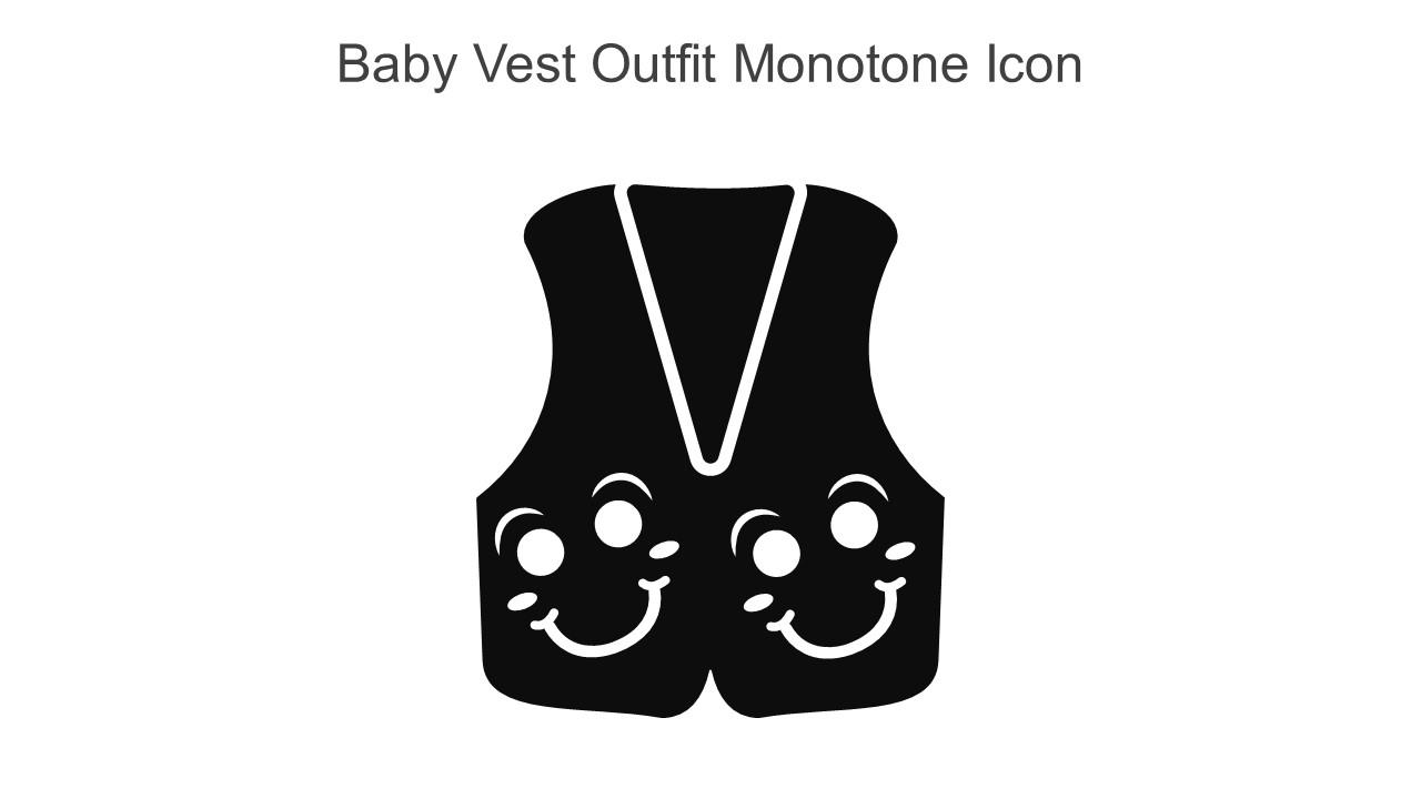 Baby Vest Outfit Monotone Icon In Powerpoint Pptx Png And Editable Eps Format