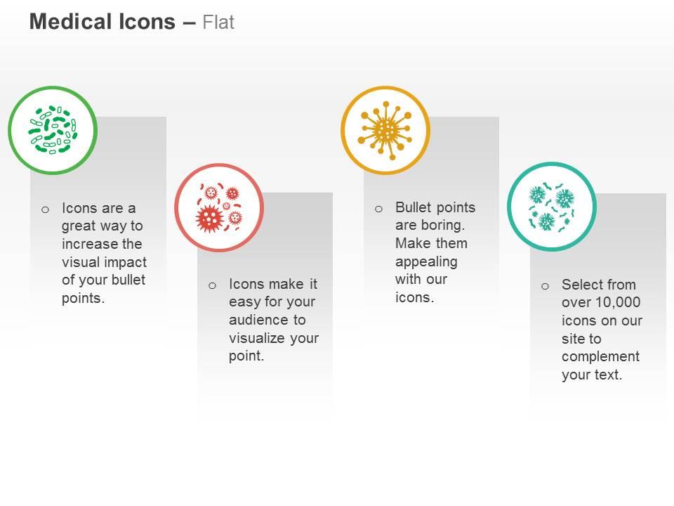 Bacteria virus h1n1 bacterium structure ppt icons graphics Slide01