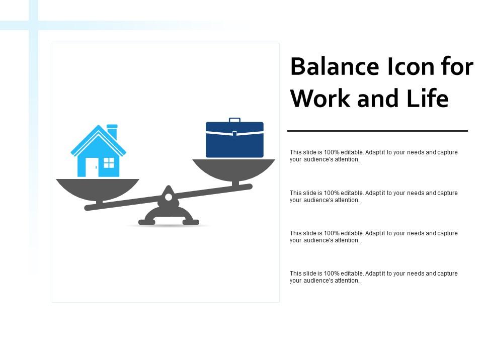 Balance icon for work and life Slide01