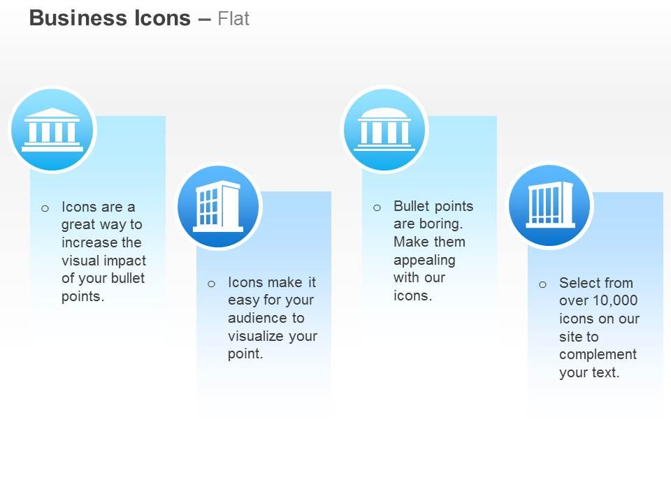 Bank office state government building ppt icons graphics Slide01
